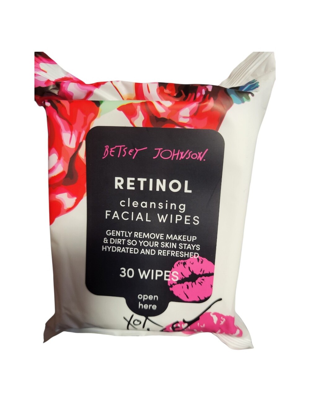 Betsey Johnson Cleansing Facial Wipes Choose 1